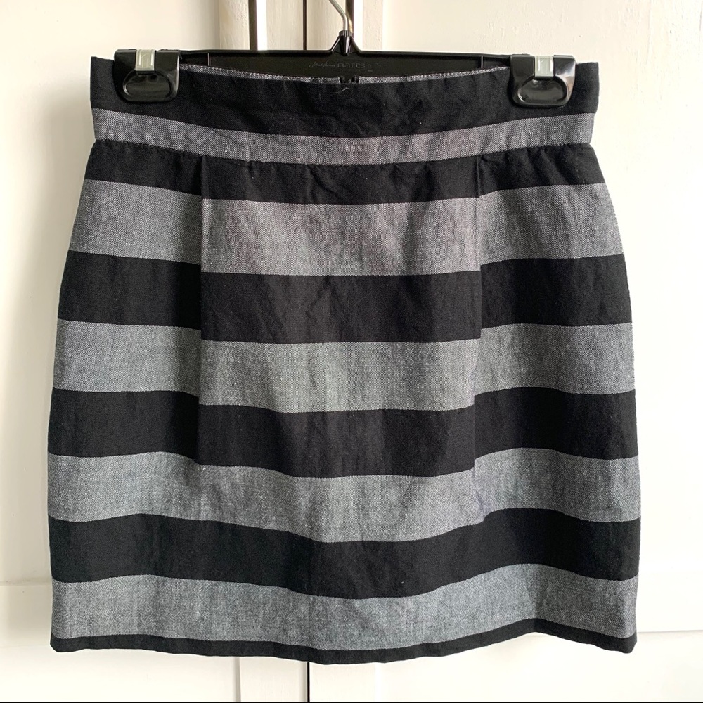 French Connection Striped Mini Skirt